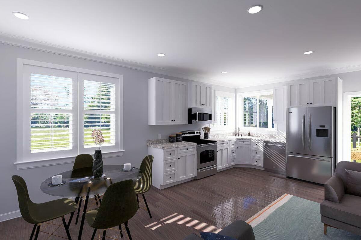 Kitchen and Dining Area