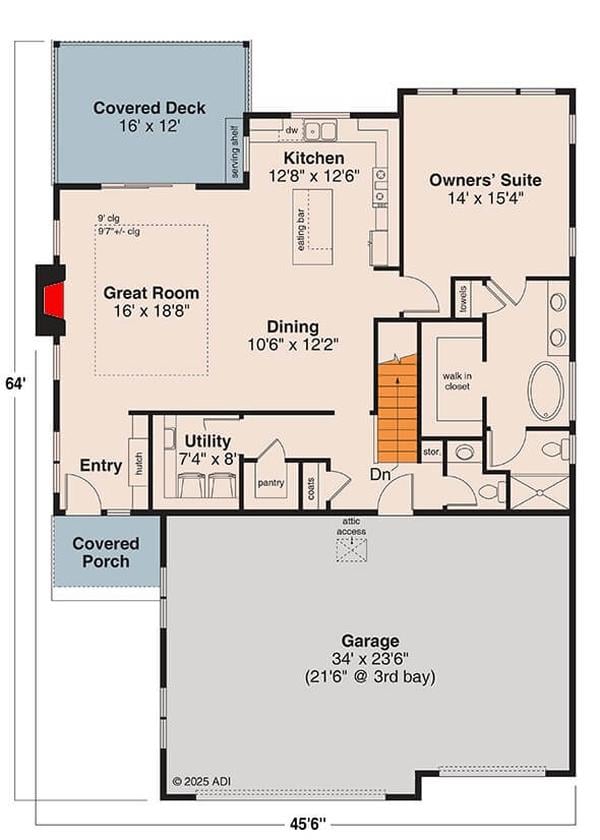 Spacious Great Room and Covered Deck Perfect for Gaming Gatherings