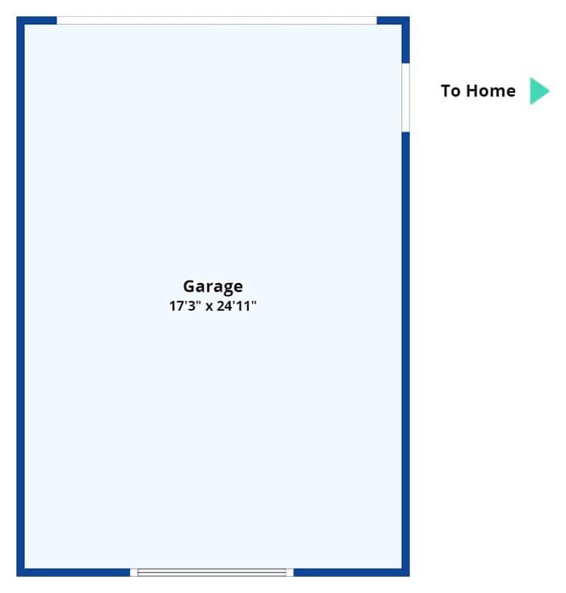 Functional Garage Space with Direct Home Access