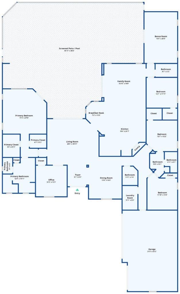 Explore the Spacious Flow of This Mediterranean Home with Bonus Room