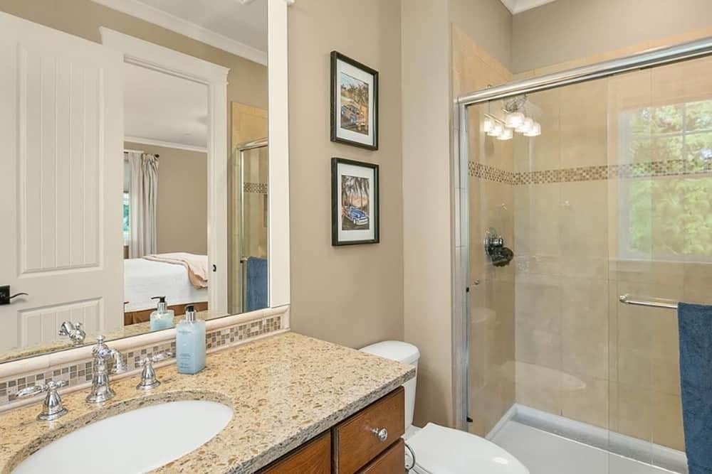 Notice the Seamless Blend of Function and Style in This Bathroom