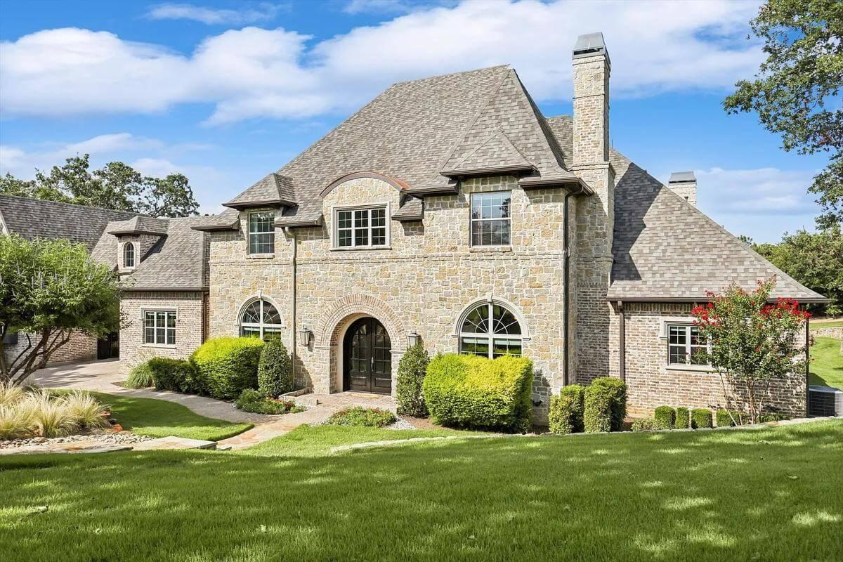 Gorgeous Stonework and Classic Arches Define This Estate