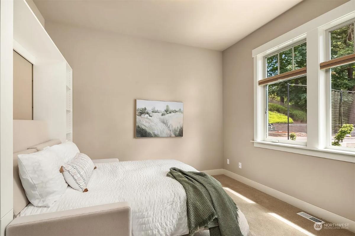 Notice the Integrated Murphy Bed in This Craftsman Bedroom