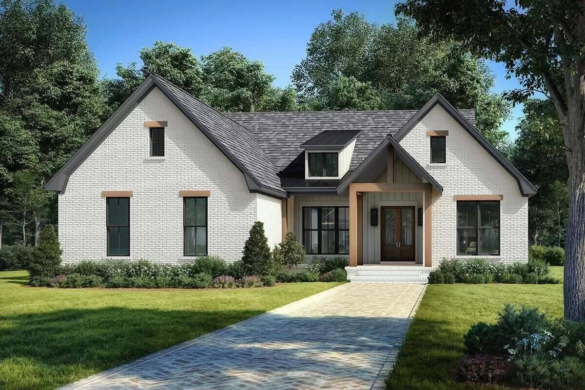 Craftsman Charm with Bold Rooflines and Timber Accents