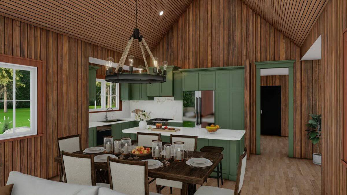 Kitchen and Dining Area