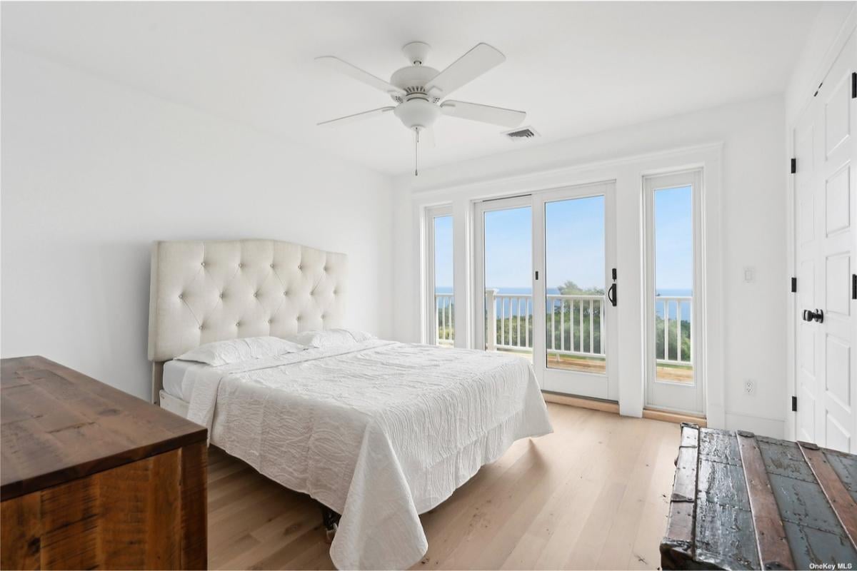 Relax in a Minimalist Bedroom with Ocean Views