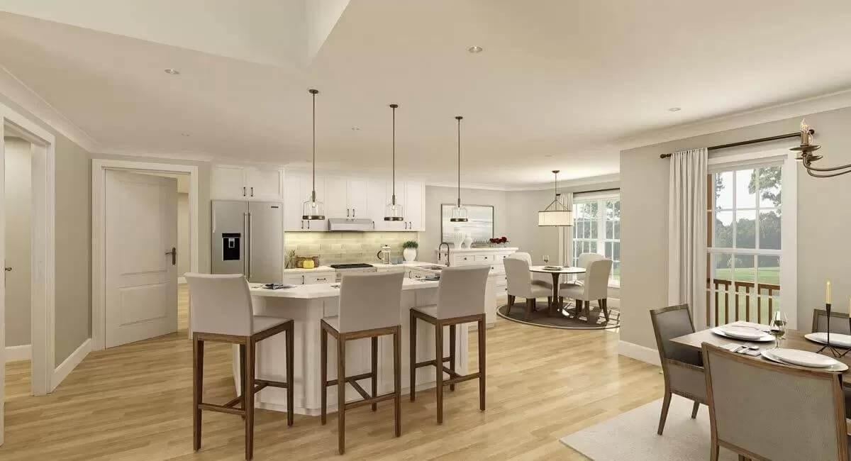 Open-Concept Craftsman Kitchen That Invites Conversation