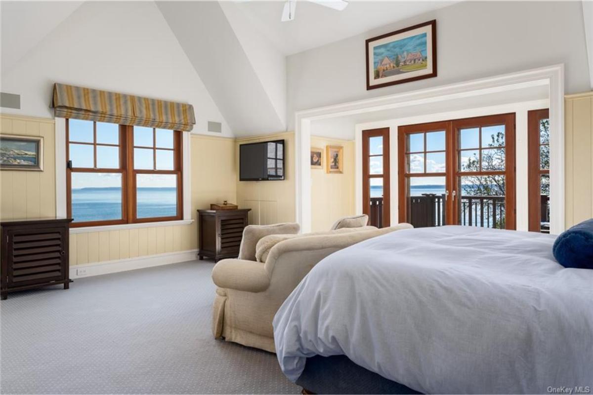 Wake Up to Breathtaking Ocean Views from This Bright Bedroom