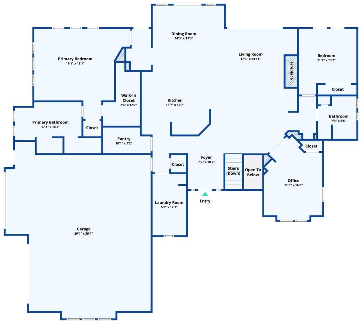 Explore the Thoughtfully Designed Main Floor with Spacious Living Areas