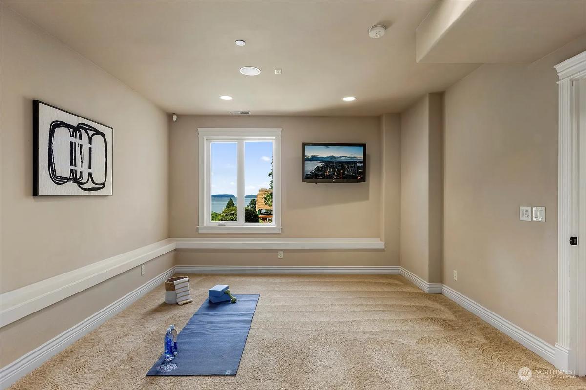 Create Your Own Wellness Space with Ocean Views from This Yoga Room