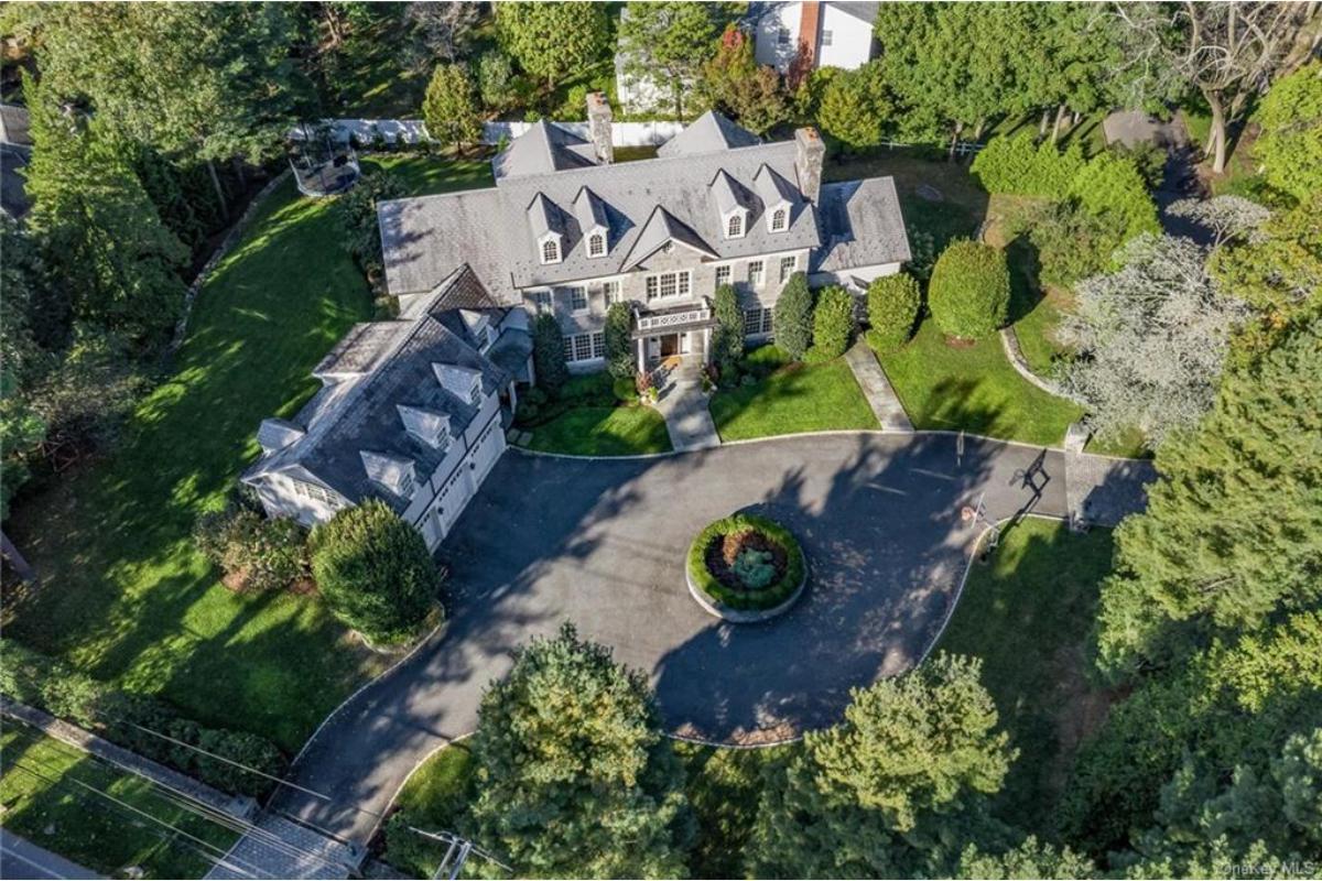 Aerial View Reveals Expansive Grounds and Classic Architecture