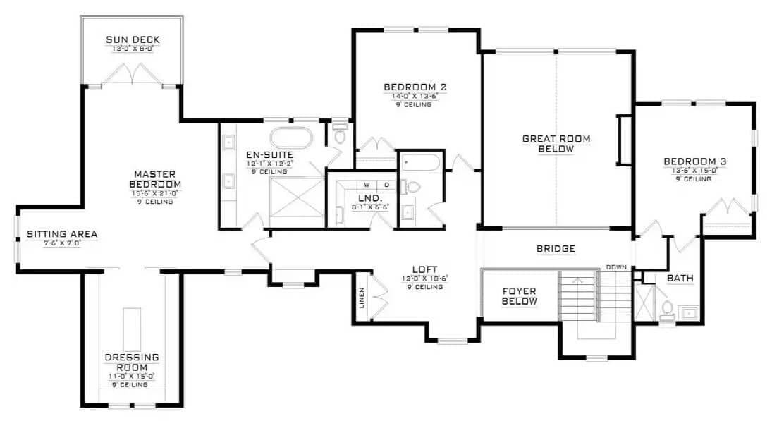 Explore the Spacious Loft Overlooking the Great Room Below