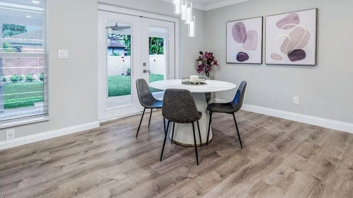 Wow, Look at This Modern Dining Nook with Elegant Touches