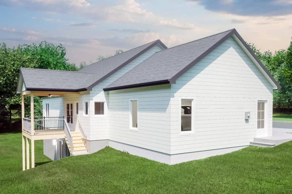 Step Out Onto This Elevated Deck That Extends The Living Space