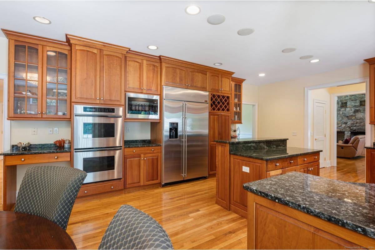 Check Out the Ornate Cabinetry in This Functional Kitchen