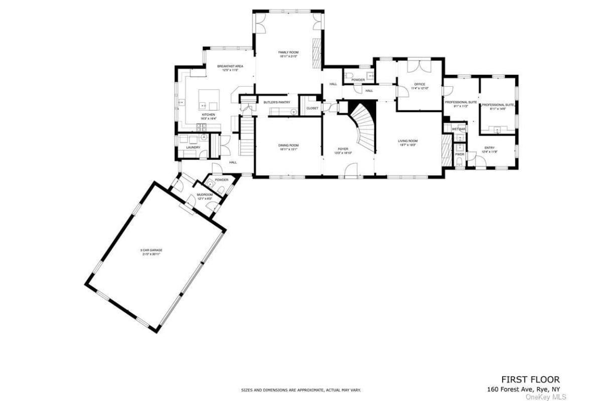 Spacious First Floor with Thoughtful Room Placement