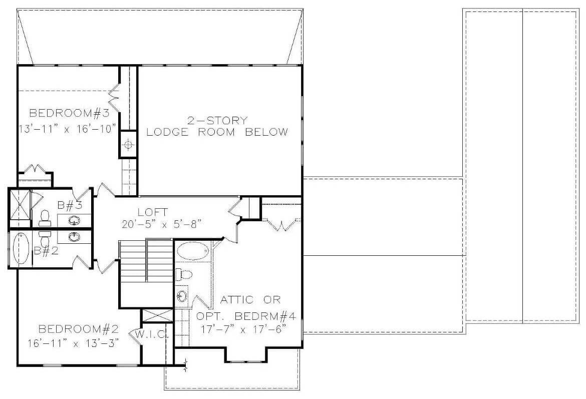 Explore the Versatile Loft and Optional Fourth Bedroom in This Floor Plan