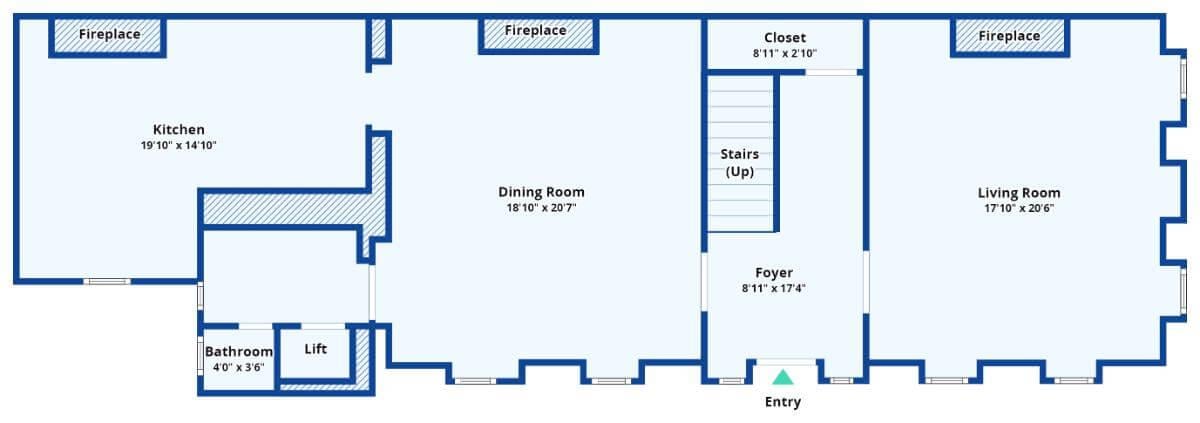 Expansive Main Floor with Cozy Fireplaces and Thoughtful Design