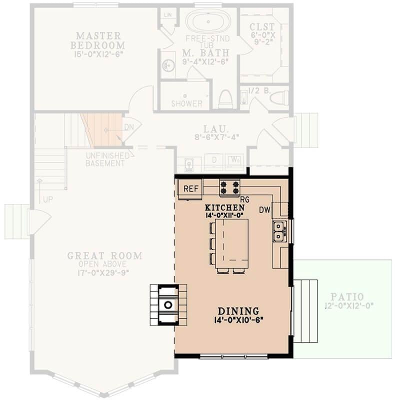 Explore the Heart of the Home: Open-Concept Kitchen and Dining Area