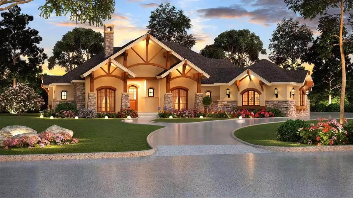 Wow, Look at This Craftsman Gem With Stone Accents