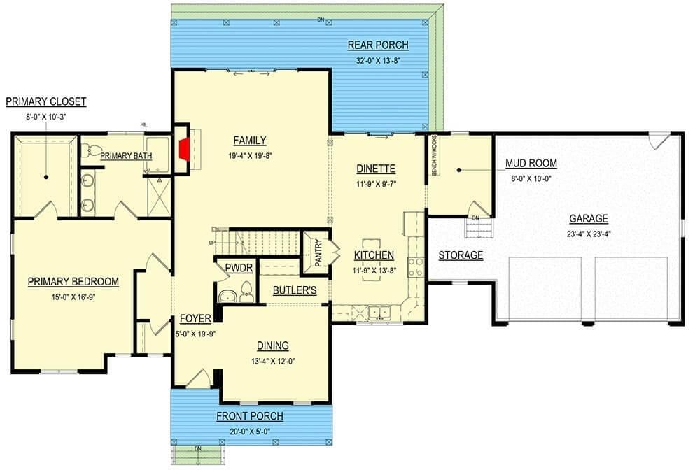 Explore the Spacious Family Room and Ample Storage Solutions