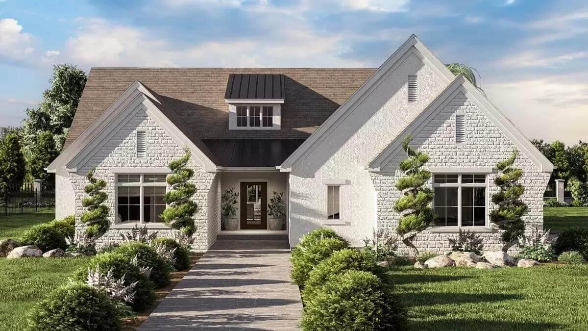 Craftsman Charm: Look at That Beautiful Brick Work and Manicured Pathway