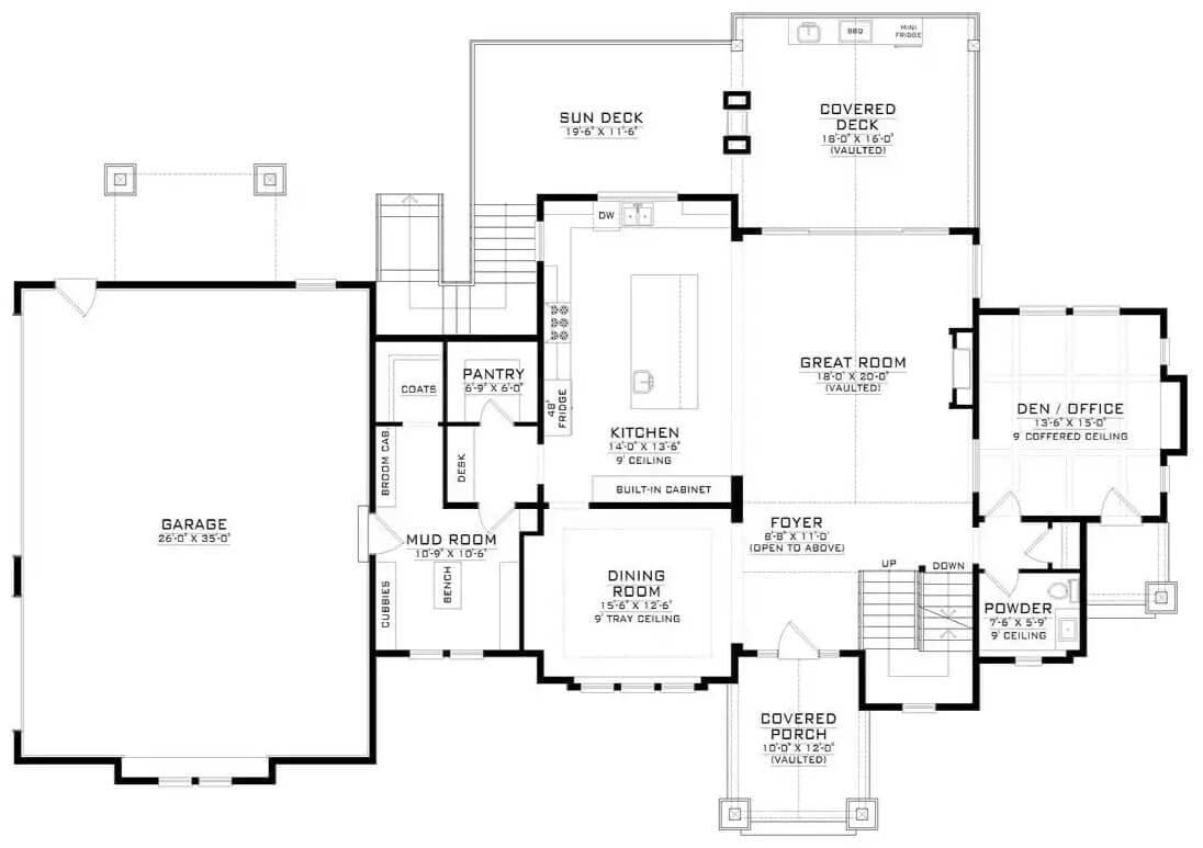 Explore the Spacious Mud Room and Pantry in This Thoughtful Floor Plan