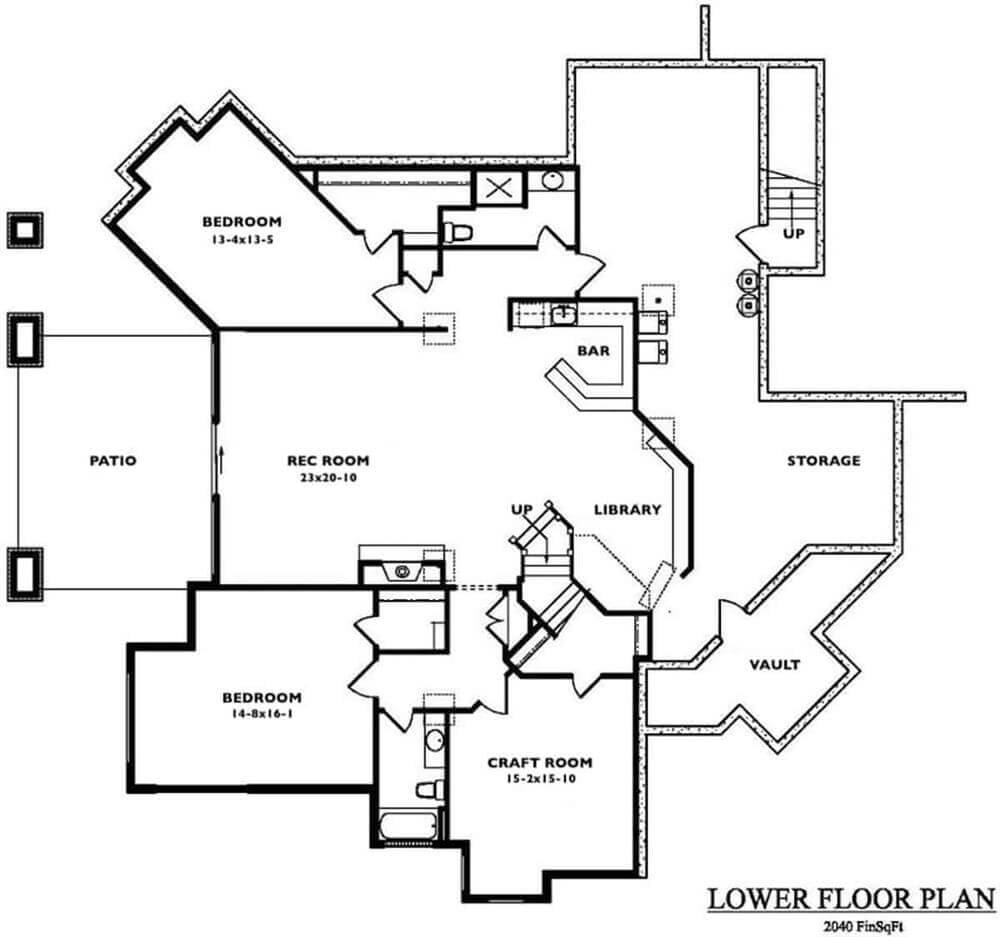 Explore This Lower Level Featuring a Spacious Craft Room