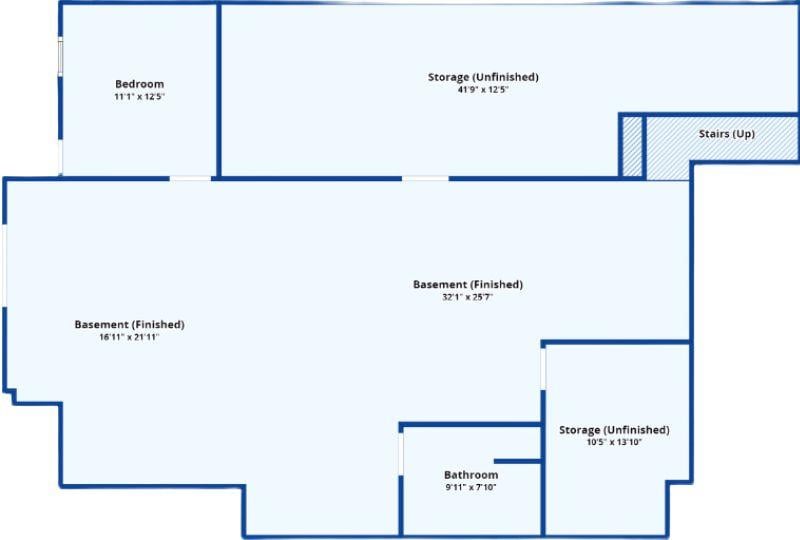 Explore This BasementโTwo Spacious Finished Areas and Ample Storage