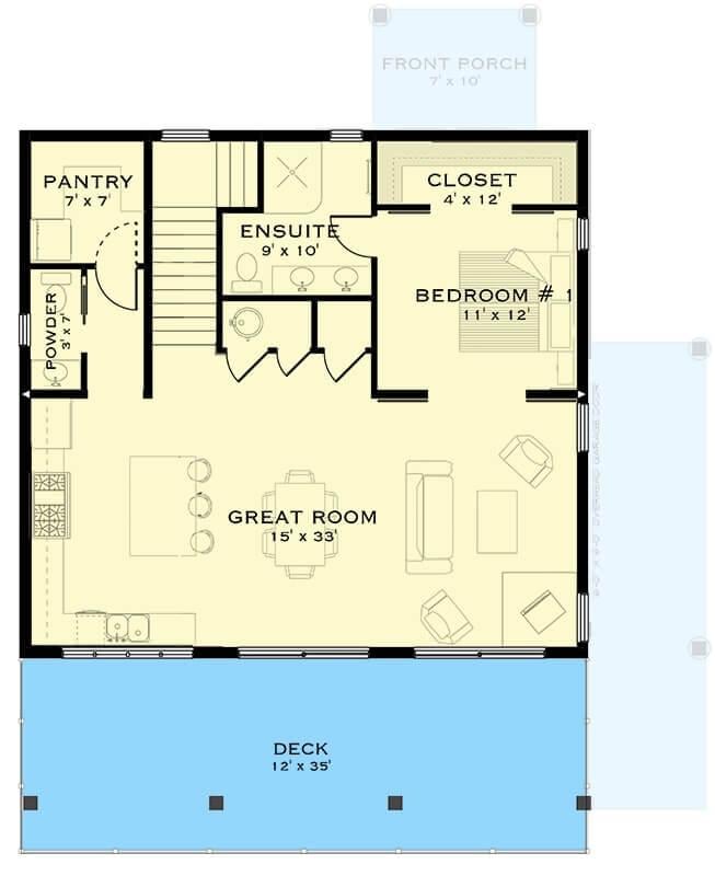 Smart and Spacious Main Floor Layout with Expansive Great Room