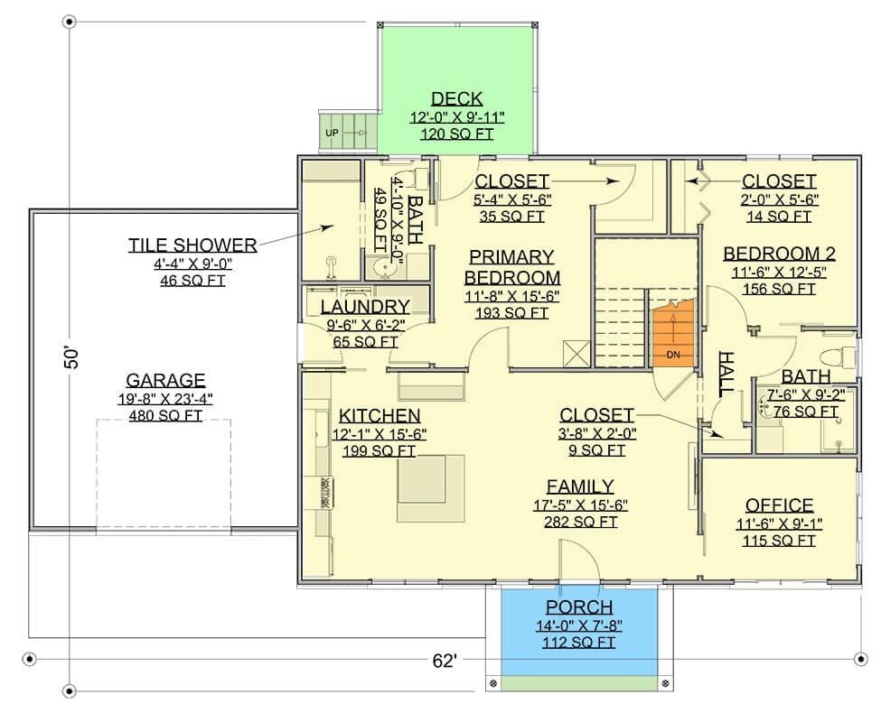 Explore the Functional Flow of This Thoughtfully Designed Ranch Floor Plan