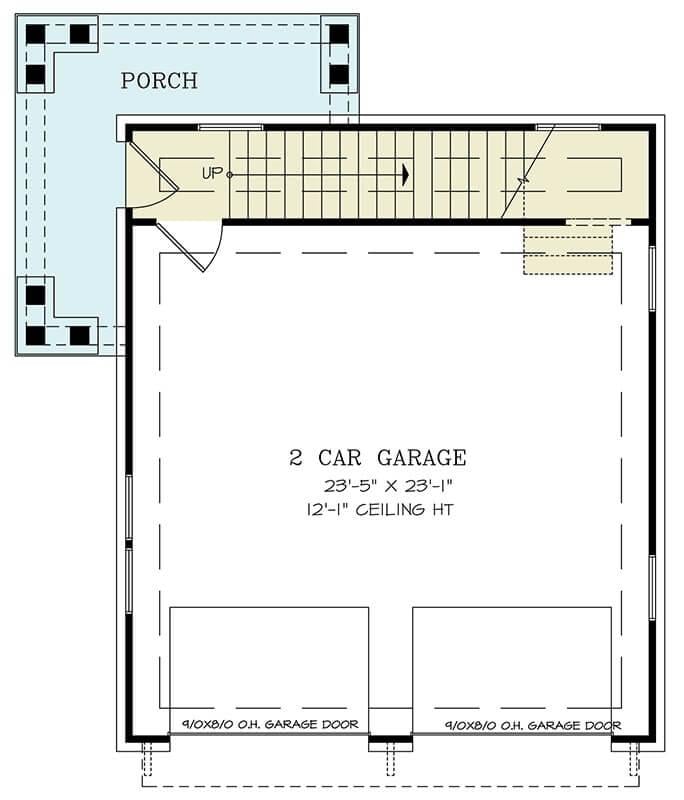 Practical Layout with a Spacious Two-Car Garage and Classic Front Porch