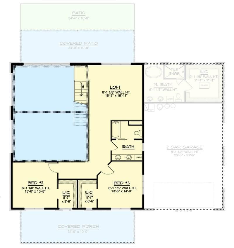 Spacious Upper Floor Loft with Dual Walk-in Closets