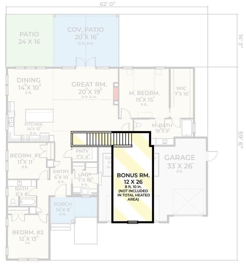Explore the Spacious Great Room and Versatile Bonus Room