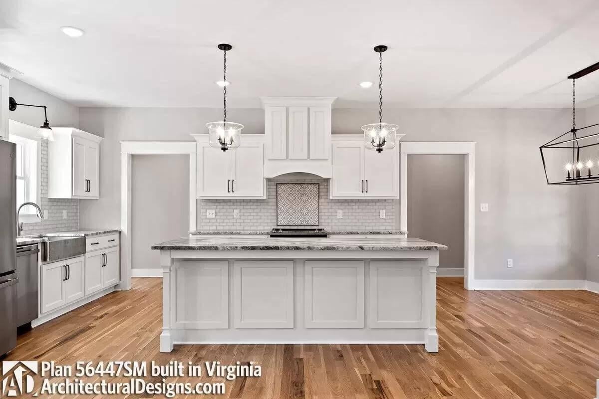 Timeless Kitchen with a Mosaic Backsplash Accent