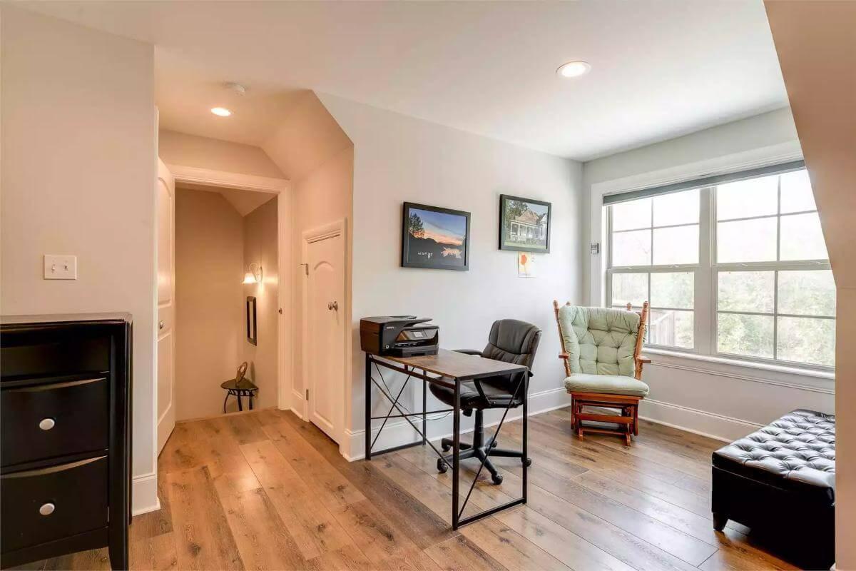 Consider This Cozy Home Office Nook with Classic Decor