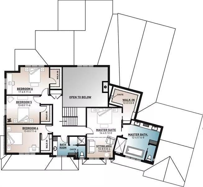 Explore the Spacious Upstairs with a Master Suite and Sitting Area