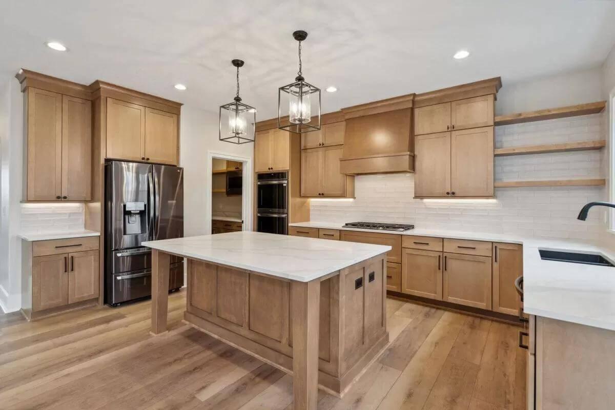 Wow, Look at Those Open Shelves in This Craftsman Kitchen