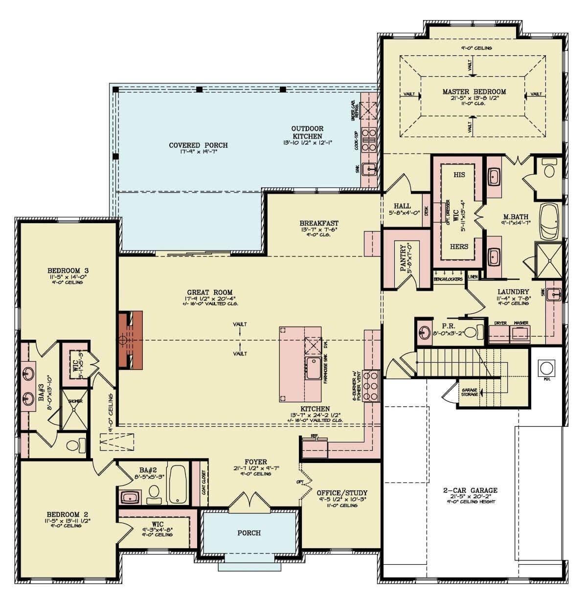 Explore This Spacious Plan with a Versatile Breakfast Nook