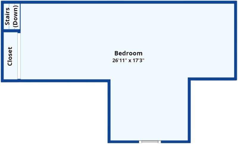 Spacious Attic Bedroom with Seamless Design Flow