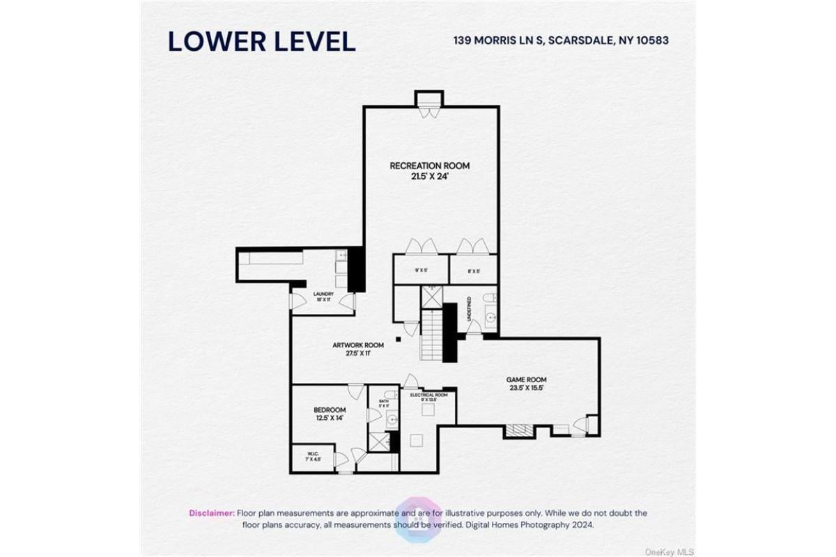 Explore This Versatile Lower Level Complete with Artroom and Game Room
