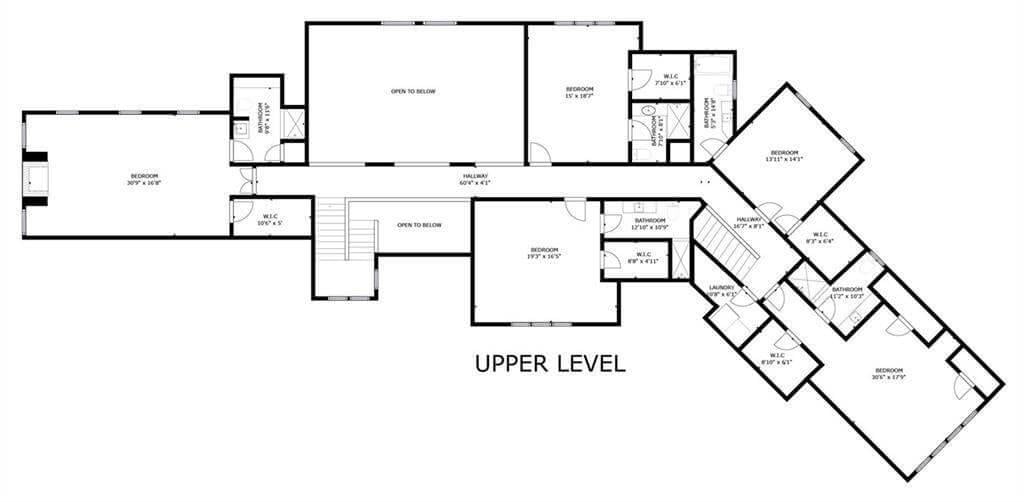 Upper Level with Expansive Bedrooms and Thoughtful Layout