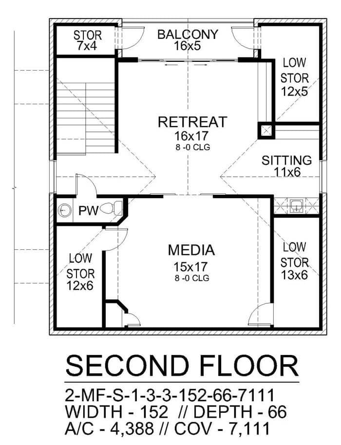 Explore the Versatile Retreat and Media Space on the Second Floor