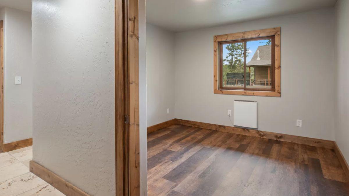 Embrace Simple Elegance with Pine Trim in This Room
