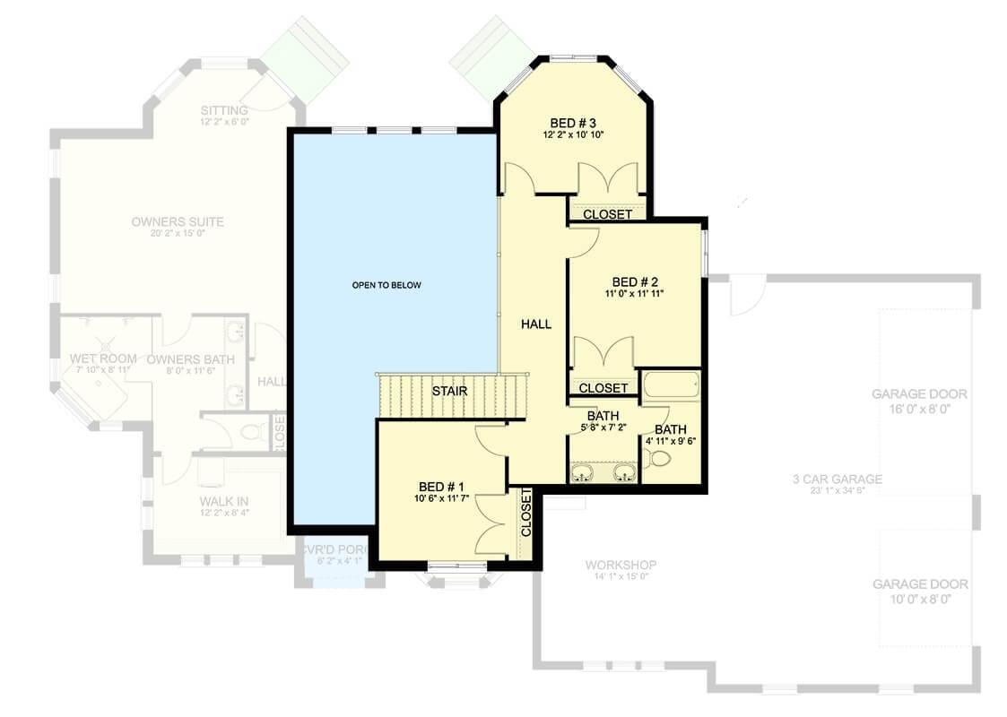Versatile Second Floor Layout with Spacious Bedrooms