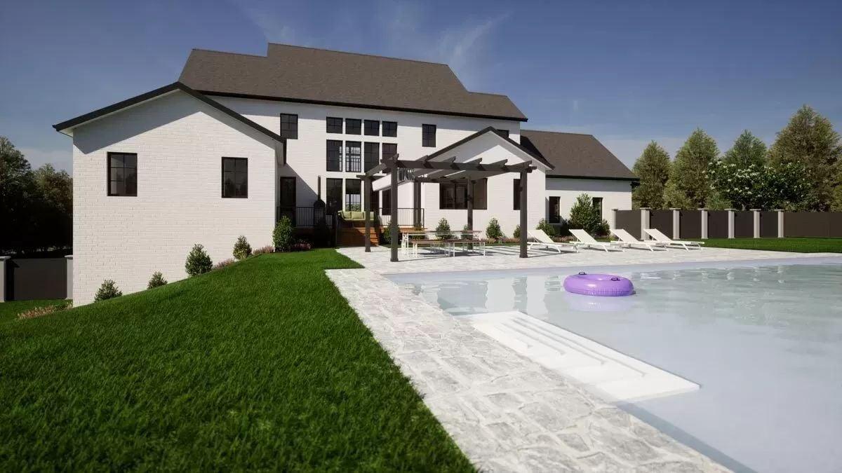 Unwind by the Poolside in This Tranquil Backyard Escape