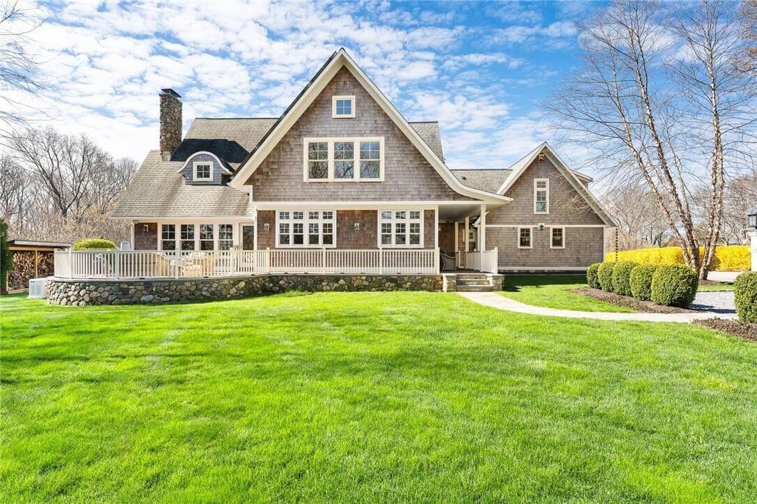 Admire the Classic Elegance of This Craftsman Home with Stone Accents
