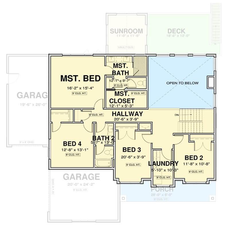 Discover How This Second Floor Plan Balances Privacy and Connectivity