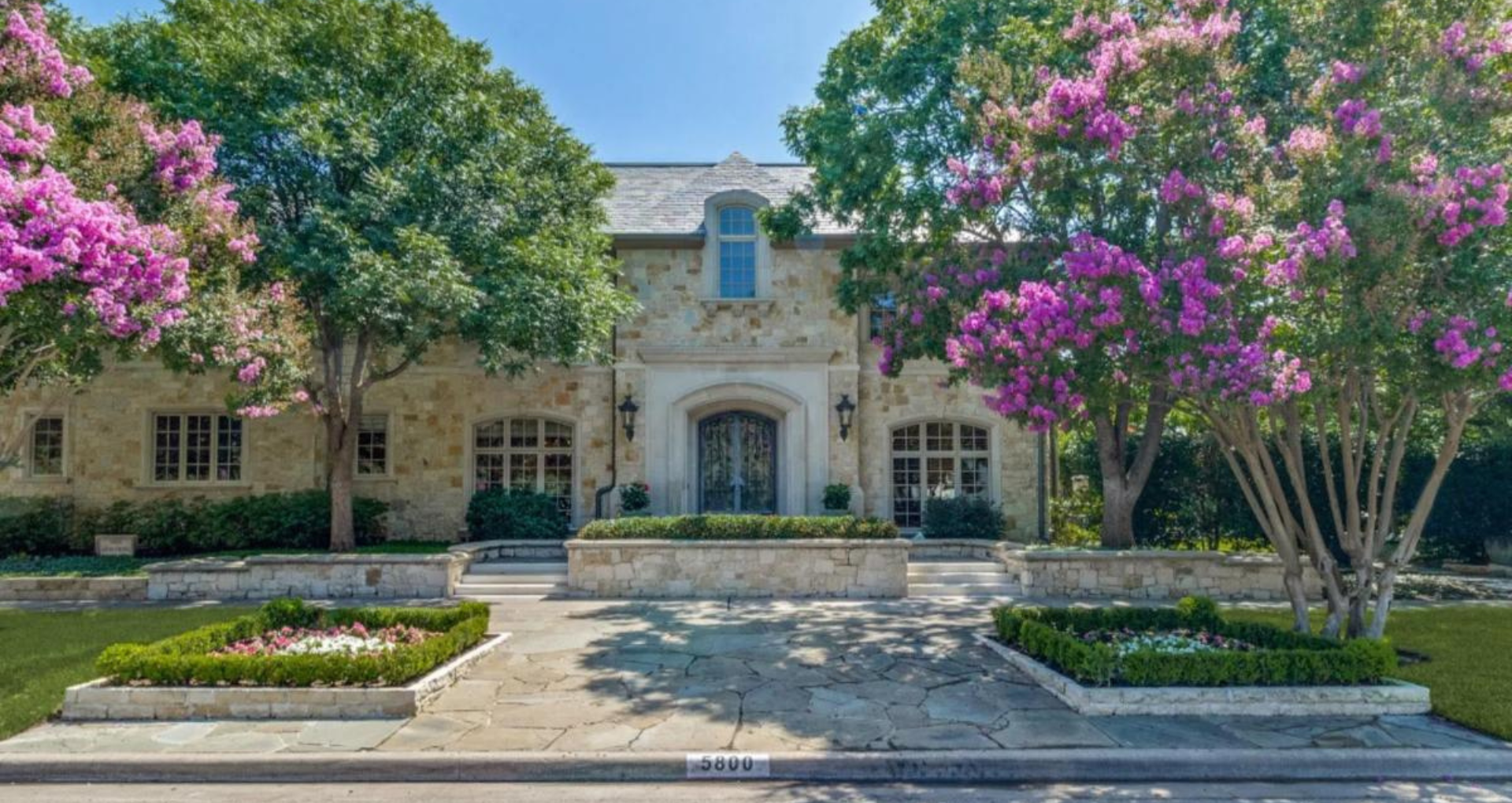 Explore this 7,926 Sq. Ft. Tuscan-French Traditional Estate in University Park, Texas, Featuring Guest Apartment, 3-Car Garage and Elevator