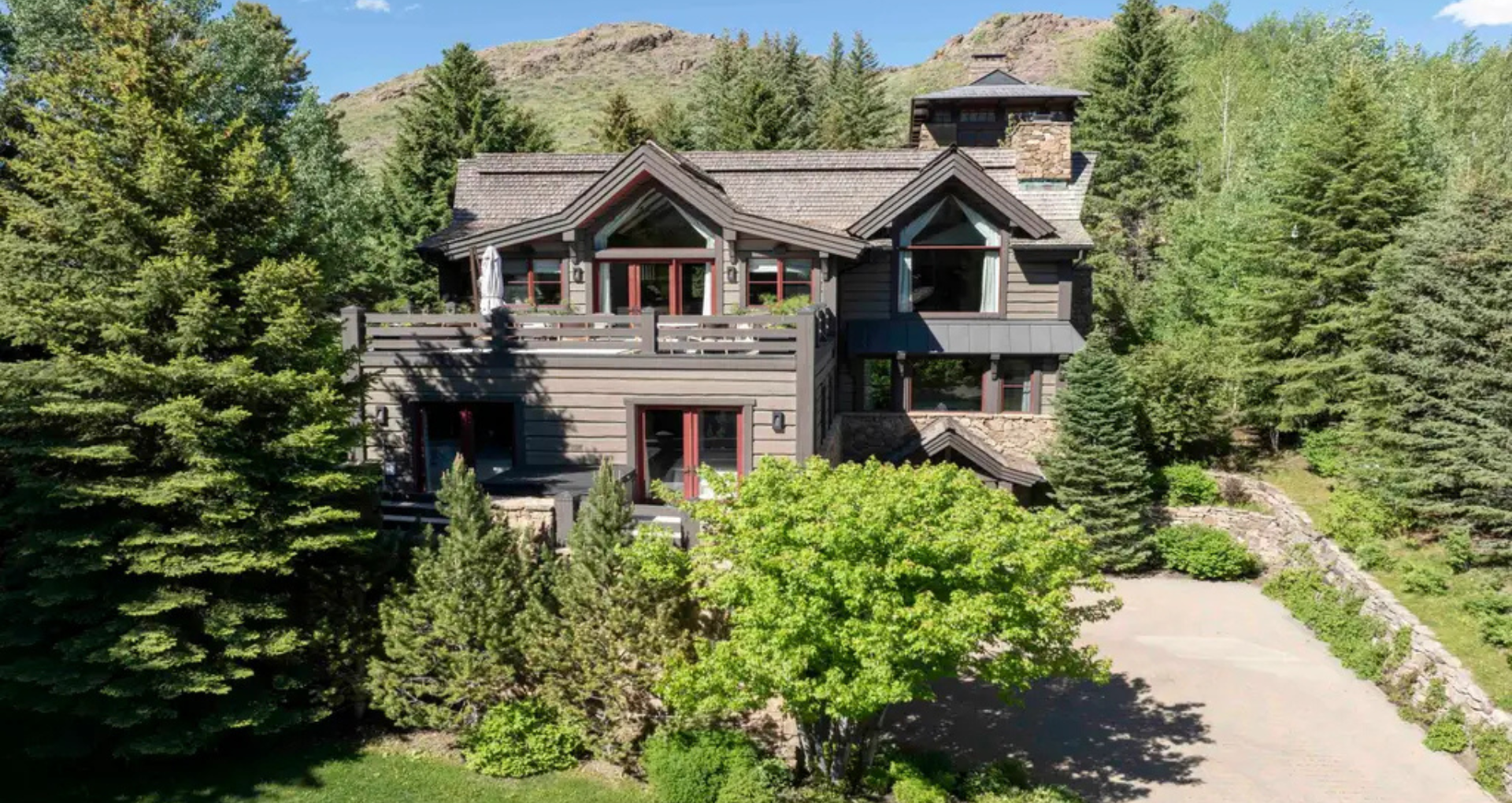 Tour this Exclusive Mountain Retreat in Ketchum, Idaho, Featuring Panoramic Baldy Views and Dual Entertainment Decks